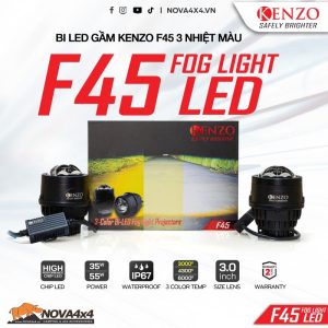 Bi Led gầm Kenzo F45 3 nhiệt màu 1