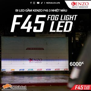 Bi Led gầm Kenzo F45 | 3 nhiệt màu 6000k