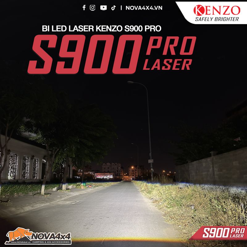 Bi Led Laser hiệu suất cao Kenzo S900 Pro 7