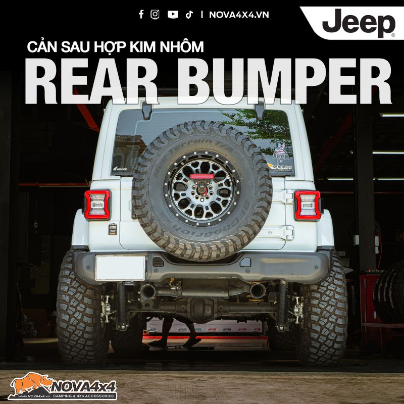 Cản sau Jeep Wrangler JL 2018-ON 1