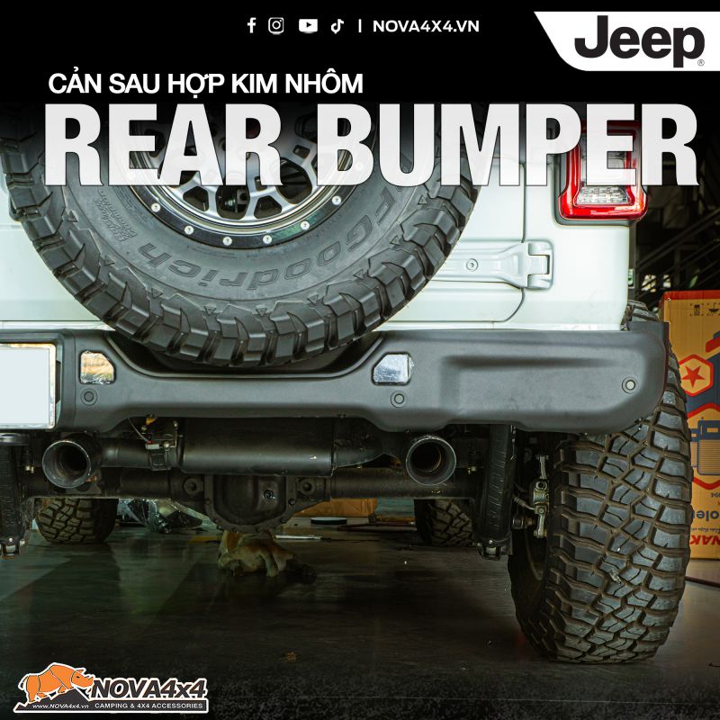 Cản sau Jeep Wrangler JL 2018-ON 3