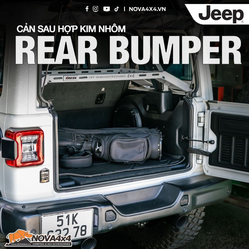 Cản sau Jeep Wrangler JL 2018-ON 2