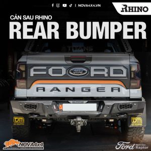 Cản sau Rhino Rear Bumper cho Ford Ranger Raptor Next-gen 2023-ON 1