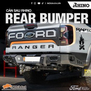 Cản sau Rhino Rear Bumper cho Ford Ranger Raptor Next-gen 2023-ON 2