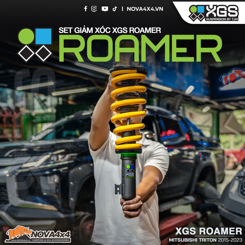 Giảm xóc TJM XGS Roamer cho Mitsubishi Triton