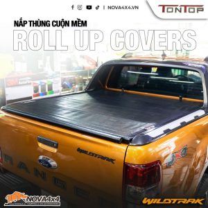 Nắp thùng bạt cuộn mềm Tontop cho Ford Ranger Wildtrak 1
