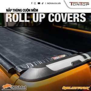 Nắp thùng bạt cuộn mềm Tontop cho Ford Ranger Wildtrak 2