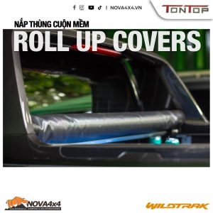 Nắp thùng bạt cuộn mềm Tontop cho Ford Ranger Wildtrak 4