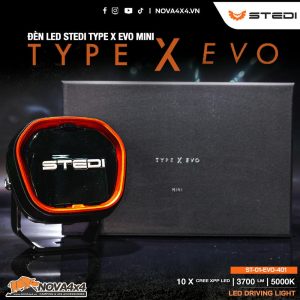 Đèn LED Driving Light STEDI TYPE-X™ EVO MINI 4″ FLOOD 1