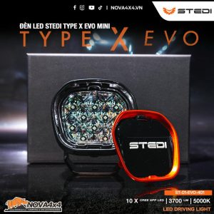 Đèn LED Driving Light STEDI TYPE-X™ EVO MINI 4″ FLOOD LED 3