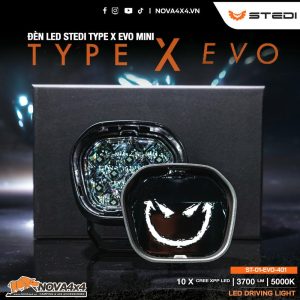 Đèn LED Driving Light STEDI TYPE-X™ EVO MINI 4″ FLOOD 5
