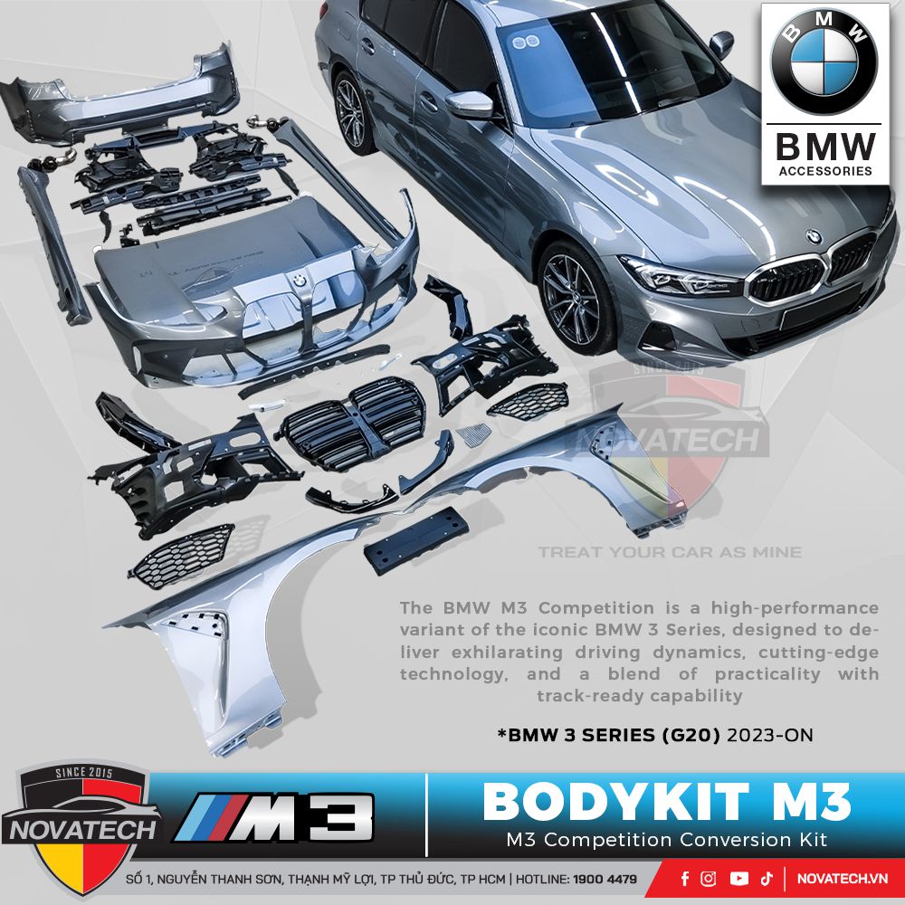 Bodykit M3 cho BMW 3 Series G20