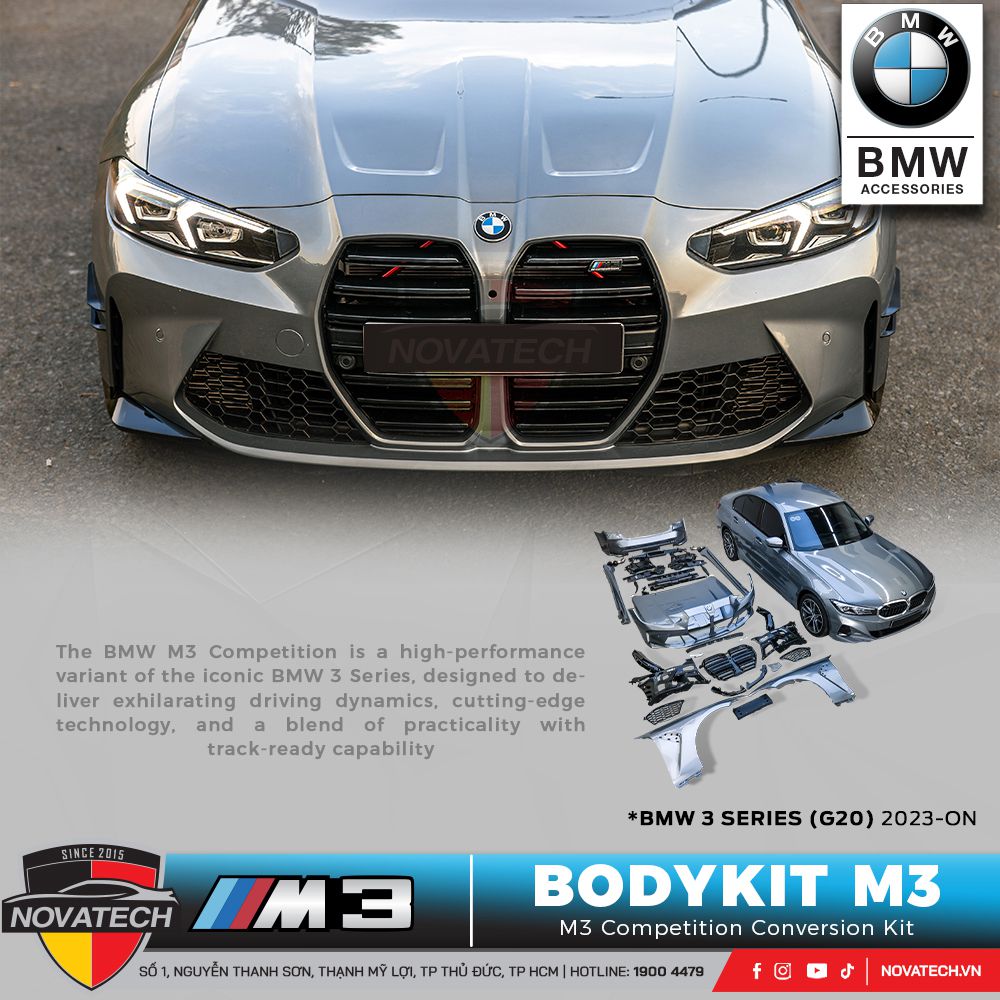 Bodykit M3 cho BMW 3 Series G20