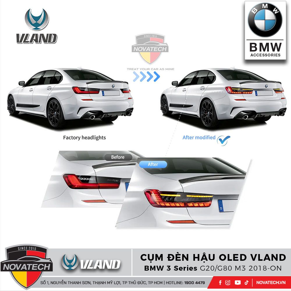 đèn hậu OLED M4 cho BMW G20