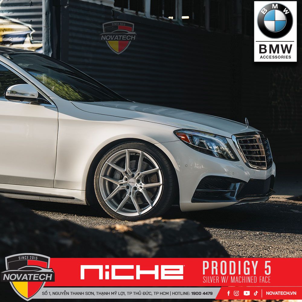 Mâm Niche Prodigy 5 Silver – Thiết kế hiện đại, đậm chất sang trọng