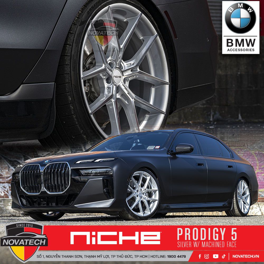 Mâm Niche Prodigy 5 Silver – Thiết kế hiện đại, đậm chất sang trọng