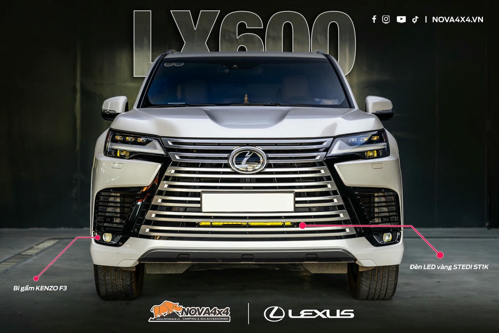 Trợ sáng Lexus LX600 hoàn hảo cho "chủ tịch" đi mọi cung đường Trợ sáng Lexus LX600 hoàn hảo cho "chủ tịch" đi mọi cung đường