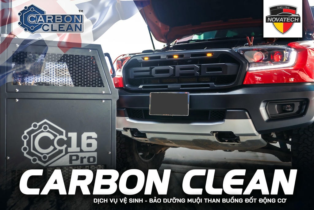 Vệ sinh buồng đốt với máy Carbon Clean CC-16 Pro