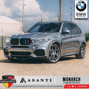 Mâm Asanti Black Label ABL-37 Monarch – Titanium Brushed