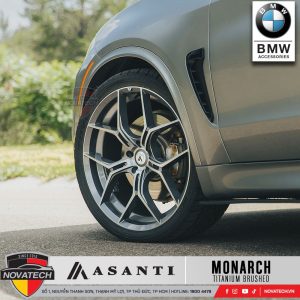 Mâm Asanti Black Label ABL-37 Monarch – Titanium Brushed
