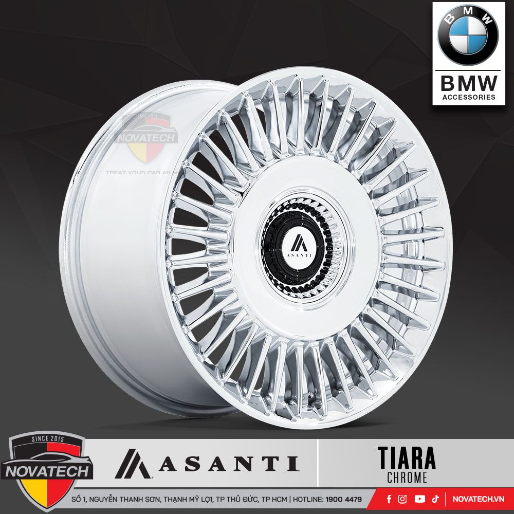 Mâm Asanti Black Label ABL-40 Tiara – Chrome