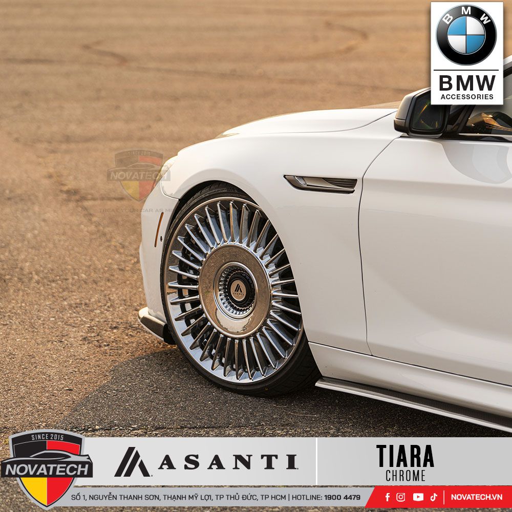 Mâm Asanti Black Label ABL-40 Tiara – Chrome