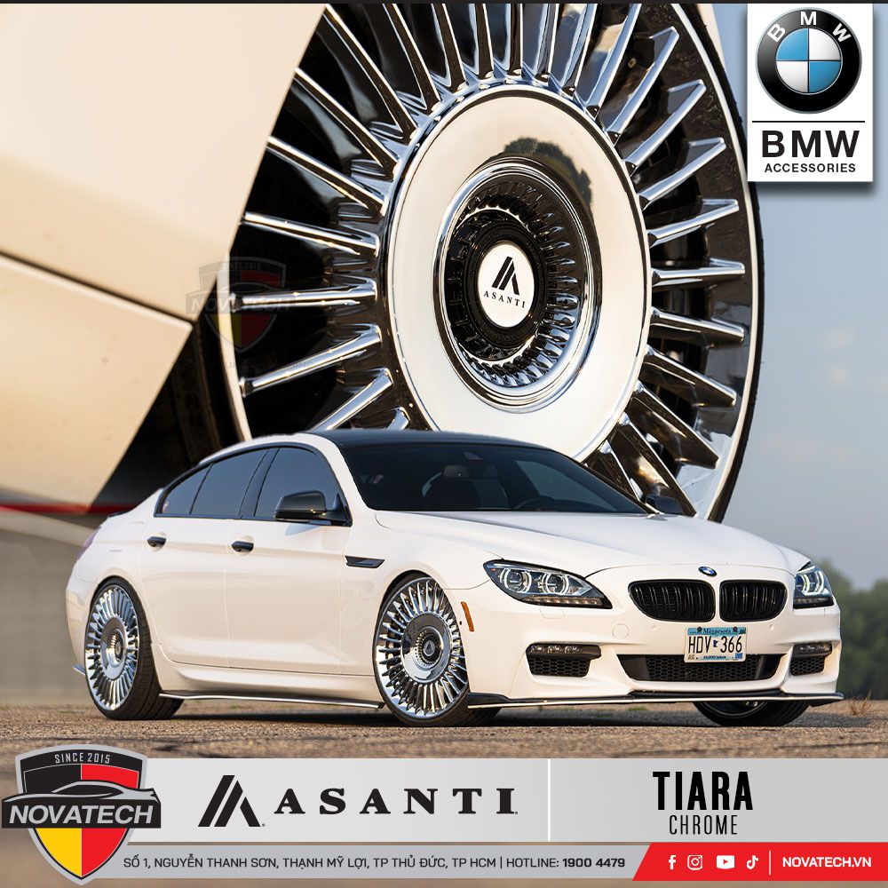 Mâm Asanti Black Label ABL-40 Tiara – Chrome