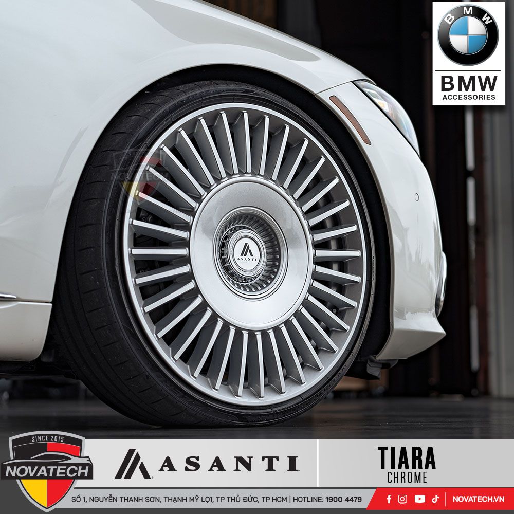 Mâm Asanti Black Label ABL-40 Tiara – Chrome
