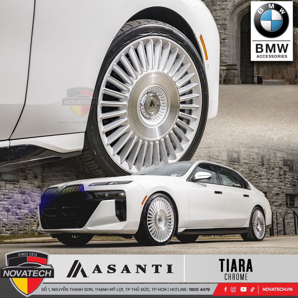 Mâm Asanti Black Label ABL-40 Tiara – Chrome