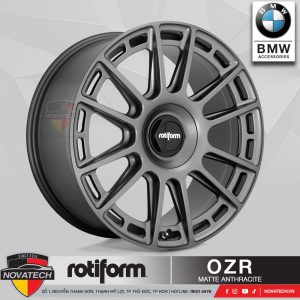 Mâm Rotiform R158 OZR – Matte Anthracite Thiết kế thể thao – Đẳng cấp vượt trội