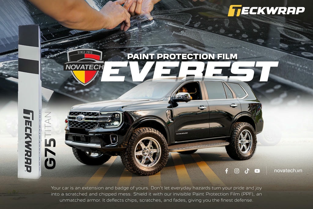 Dán PPF Ford Everest: Giải pháp bảo vệ tối ưu trước điều kiện vận hành tại Việt Nam